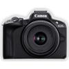 CANON FOTOCAMERA MIRRORLESS CANON EOS R50, Nero + obiettivo RF-S 18-45mm F4.5.-6.3 IS STM