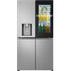 LG Frigorifero americano LG GMK961PY5E, Sistema Multi Flow: Sì; raffreddamento frigorifero: No Frost; congelatore: Frost, Capacità netta totale 646 l, Rumorosità: 40 dB(A), LAN wireless, Dispenser acqua, Dimensioni: L 914 cm A 1792 P 733 cm, Prime …