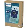 PHILIPS SACCHETTI ASPIRAPOLVERE PHILIPS 4x Sacchetti universali
