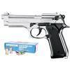 KIMAR M92F CROMATA 9MM A SALVE COMPRESO 50 CARTUCCE