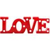 Agatige Insegna al Neon dell'amore, luci al Neon Rosse romantiche alimentate a Batteria lettere luminose scritta led per Nozze della confessione di proposta di San Valentino Decorazione(Bianco Caldo)