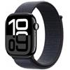 Apple Watch 10 46MM JET NERO CASSA ALLUM. CON CINTURINO LOOP NERO INCH.