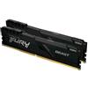 KINGSTON FURY BEAST BLACK 16GB 2x 8GB DDR4 3.200MHz CL16 DIMM