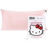 Kitsch x Hello Kitty - Federa in raso con chiusura lampo per capelli e pelle, morbida, liscia e rinfrescante, lavabile in lavatrice, king size, 48 x 91,4 cm