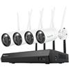 Reolink RLK12-800WB4 Kit di telecamere di sicurezza WiFi RLK12-800WB4