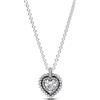PANDORA Timeless Collier con cuore in argento Sterling con zirconi cubici trasparenti, Collier