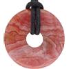 Lebensquelle Plus Donut in pietra preziosa Ø 30 mm + cordoncino in cotone + scheda pietra