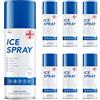 AIESI® Ghiaccio Spray sport (6x400 ml) al mentolo ICE SPRAY, Made in Italy