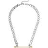 Diesel Collana Da Uomo In Acciaio, Lunghezza: 400mm+50mm, Larghezza: 61mm, Altezza: 7mm Collana In Acciaio Inossidabile, DX1408931