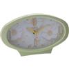 HERVIT Orologio Tavolo Ovale Fiori Verde