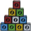 SmartDealsPro Confezione da 10 dadi D6 a sei lati da 16 mm per DND MTG PRG Wow, per l'insegnamento della matematica (colore misto)