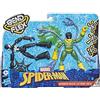 Spider-Man Hasbro Bend and Flex, action figure Black Suit Vs. Doc Ock, personaggio flessibile da 15 cm, per bambini