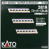 Kato (KATO) KATO N Gauge 381 Series Super Kuroshio set 3 carrozze 10-1986 modellino ferro...