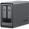 UGREEN Nas Ugreen NASynck DXP2800 Intel N100 8GB DDR5 2.5GbE Hdmi 4K Nero [25369]