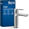 Roca A5A326EC00 Miscelatore Lavabo Corpo Lavandino, Cold Start, Collezione Cala, Cromo