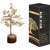 Wonder Care Cura della casa Albero di cristallo Cristalli e pietre Albero decorativo di cristallo Regali di cristallo Albero di pietre preziose Albero di Natale Albero reale (Grüner Aventurin)