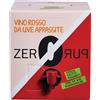 Zero Puro Vino Rosso da Uve Appassite Zero Puro Orsogna Senza Solfiti aggiunti Bio Vegan in bag in box 3 litri