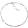 Amen Gioielli Bracciale Donna Amen TENNIS DEGRADE' ROSA Argento 925 codice BTDEBRO16