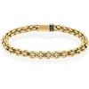 Tommy Hilfiger Gioielli da Uomo: Bracciale a Catena Placcato in Oro 23K e Collana in Acciaio Inossidabile Argento