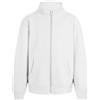 Mukua SZ270K- Cooper Kids; Felpa Bambino con Cerniera, Colore: Bianco, Taglia 7/8, Bianco, 7-8 Anni