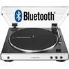 AUDIO TECHNICA AT-LP60XBT WHITE GIRADISCHI A CINGHIA BLUETOOTH BIANCO