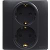Legrand 396498 Interruttore doppio interruttore 10A della gamma Niloé monoblocco meccanismo completo nero