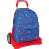 safta MICKEY MOUSE TODAY - Zaino scuola 775, schienale ergonomico, con carrello Safta Evolution, ideale per bambini di diverse età, comodo e versatile, qualità e resistenza, 31 x 13 x 43 cm
