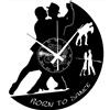 Instant Karma Clocks | Orologio da Parete Born to Dance | Design Danzatori Eleganti | Idea Regalo Unica per Amanti del Ballo e della Musica