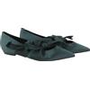 Emporio Armani X3D262 Scarpe Ballerine Da Donna EU37 Verde Seta Con Cinturino