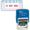 COLOP Timbro S260/L2 DATARIO + PAGATO 4mm autoinchiostrante COLOP