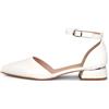 Rio Fiore Pumps, décolleté da donna, tacco a blocco, 4 cm, nero/bianco/beige, morbida finta pelle scamosciata/ecopelle, comode scarpe con tacco basso R22, Nero , 39 EU