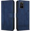 Bravoday Cover per Samsung Galaxy S10 Lite/Galaxy S10 Lite, Flip Custodia in Pelle PU con Slot per Schede, Portafoglio Custodia per Samsung Galaxy S10 Lite/Galaxy S10 Lite, Blu
