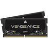 Corsair Vengeance SODIMM 16GB (2x8GB) DDR4 2666MHz CL18 Memoria per Laptop/Notebook (Supporto Processori Intel Core i5 e i7 di Sesta Generazione), Nero