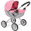 Bayer CHIC 2000 Passeggino per bambole Lilli, piccolo passeggino per bambole, colore: rosa melange