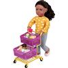 OG DOLLS Our Generation - Carrello del Mercato - Playset di drogheria - Cibo Giocattolo - Accessori per Bambole da 46 cm - Gioco di finzione - Bambini 3 Anni +