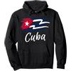 Classic Cuba Cuban Flag DearPrint Cuban Flag Cuba Miami Spanish Cuban Roots T-Shirt Felpa con Cappuccio