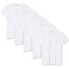 Fruit of The Loom Iconic Tee, Lightweight Ringspun 5 Pack, T-Shirt Uomo, Bianco (White 30), XXXX-Large