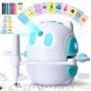 Hoarosall Robot da disegno per bambini, 150 carte educative con guida vocale Montessori, strumento da colorare per ragazzi e ragazze, 3-8 anni, regalo di compleanno, Natale (versione inglese)