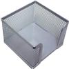 Q-Connect Portamemo in metallo Q-Connect 9,5x8x9,5 cm argento KF00881