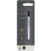 PARKER Refill roller Quink standard - punta fine - metallo - nero - Parker (unità vendita 12 pz.)