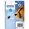 Epson - Cartuccia ink - Ciano - T0712 - C13T07124012 - 5,5ml (unità vendita 1 pz.)