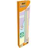 BIC Matita Evolution Pastel - gradazione HB - con gommino - colori assortiti - Bic - conf. 12 pezzi (unità vendita 1 pz.)