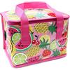Fashionstationery.com Borsa termica per il pranzo, alla moda, per bambini e adulti, pieghevole, riutilizzabile, per ragazze e ragazzi, borsa da picnic (rosa)