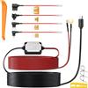 eSynic Kit Trasformatore Step-Down con Filo Rigido 3.5m per Dash Cam Centralina 12V-24V a 5V Hardwire Type C USB con Portafusibili Mini ACS ATO Micro2 per Dashcam da Auto Camion SUV