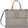Armani Exchange Borsa per la spesa da donna, Susie, tone on tone, marrone, taglia unica