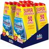 Finish Powergel Detersivo Lavastoviglie al Limone, Gel Lavastoviglie, 360 Lavaggi, 12 confezioni da 30 Lavaggi di Liquido Lavastoviglie