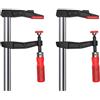 BESSEY Set di 2 morsetti in ghisa malleabile TGA25SET-135 TGA25SET-135, larghezza di serraggio (max): 250 mm, dimensioni sporgenza: 120 mm