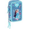 safta FROZEN - Astuccio scolastico con 37 utili inclusi, astuccio per bambini, ideale per bambini dai 5 ai 14 anni, comodo e versatile, qualità e resistenza, 12,5 x 5,5 x 19,5 cm