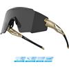 Force Occhiali per bici ciclismo FORCE MANTRA gold black