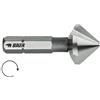 BAER - Svasatore conico HSSG, 90°, 8,3 mm (per M 4), per avvitatore a batteria, svasatore